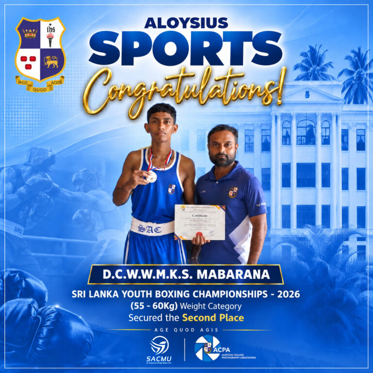 🥈 A PROUD ACHIEVEMENT FOR ALOYSIUS! 🥊💙